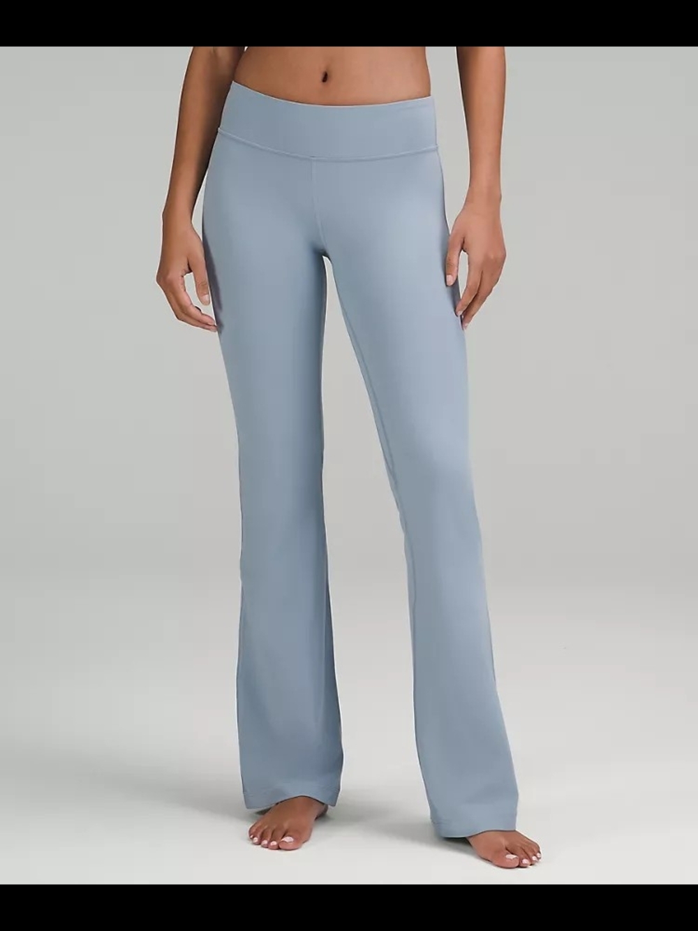 lululemon athletica Light Blue Wide-Leg Flare Pants